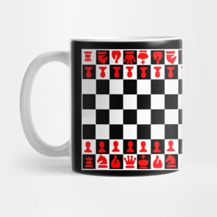 Chess board art Mug